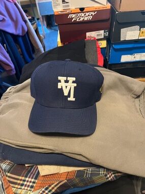 KILL THE HYPE LA UPSIDE DOWN LOGO NAVY A-FRAME SNAPBACK